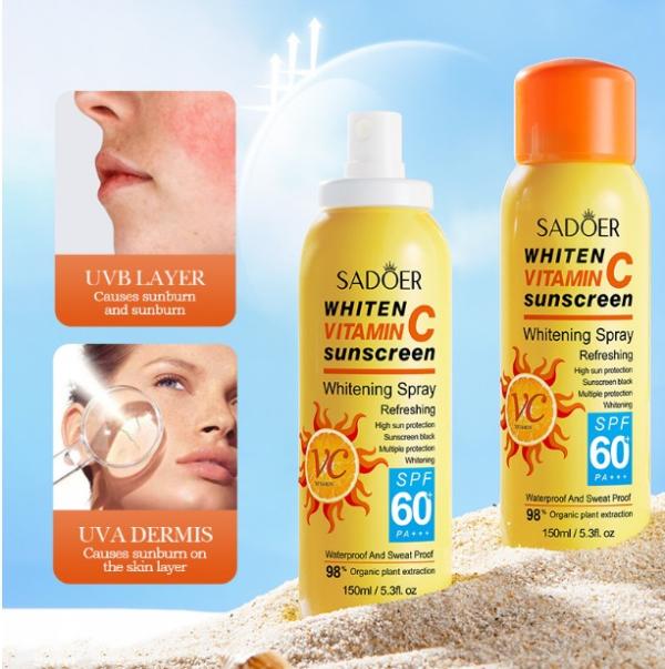 Bloqueador en Spray vitamina C 60spf